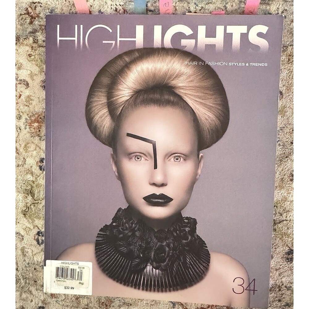 Highlights Hair in Fashion magazine #34 Avant-Garde Beauty Magazine 2010 UK Sony